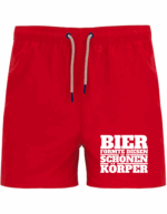 Bier formte diesen schönen Körper | Badeshort – Bild 4