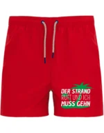 Der Strand ruft und ich muss gehn | Badeshort – Bild 4