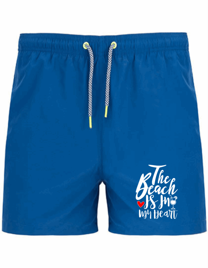 The Beach is in my Heart | Badeshort – Bild 1