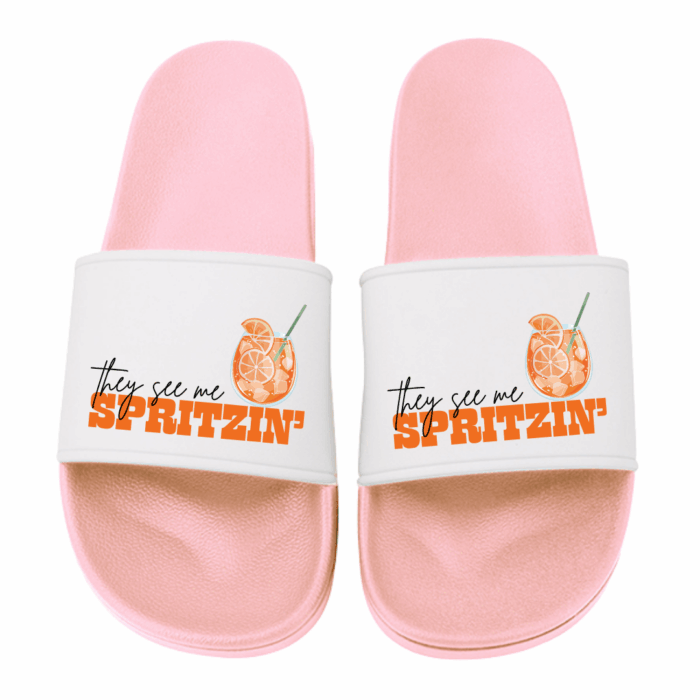 Badeschlappen | They see me Spritzin – Bild 3