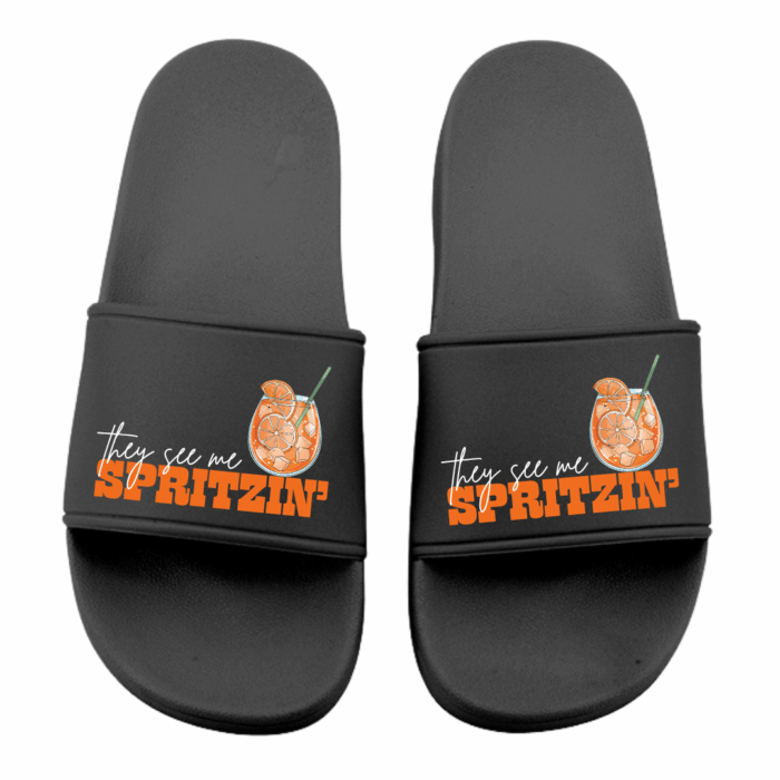 Badeschlappen | They see me Spritzin – Bild 2