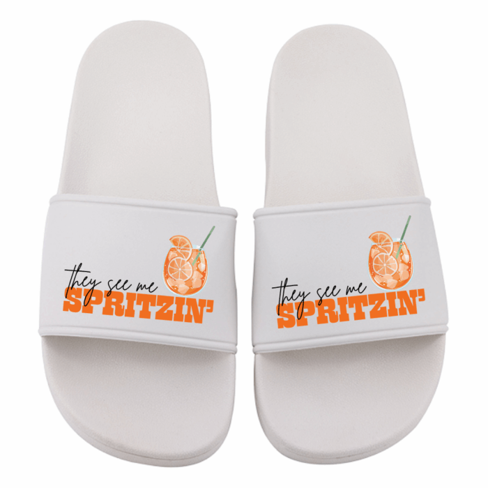 Badeschlappen | They see me Spritzin – Bild 5