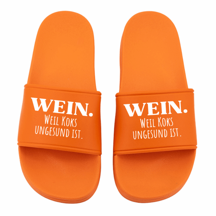 Badeschlappen | Wein, weil Koks ungesund ist – Bild 4