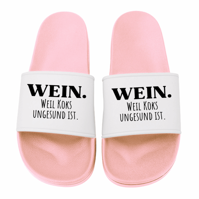 Badeschlappen | Wein, weil Koks ungesund ist – Bild 3