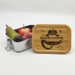 Katze mit Wunschname | gravierte Lunchbox