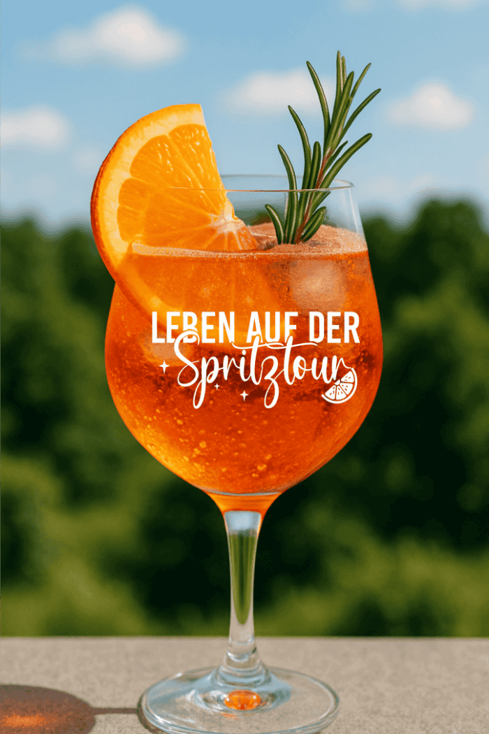 Leben auf der Spritztour | Aperolglas – Bild 1