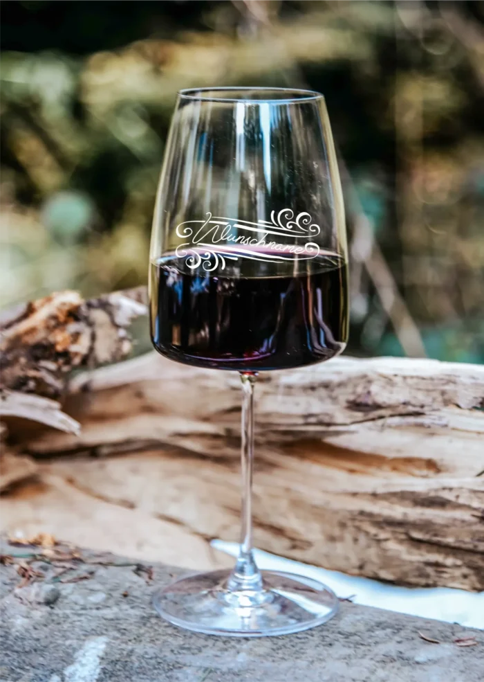 Wunschname | graviertes Weinglas – Bild 1