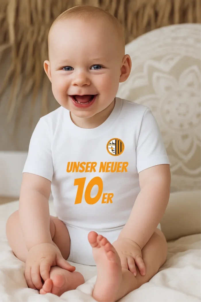 USV Neuhofen Unser neuer 10er | bedruckter Babybody – Bild 3