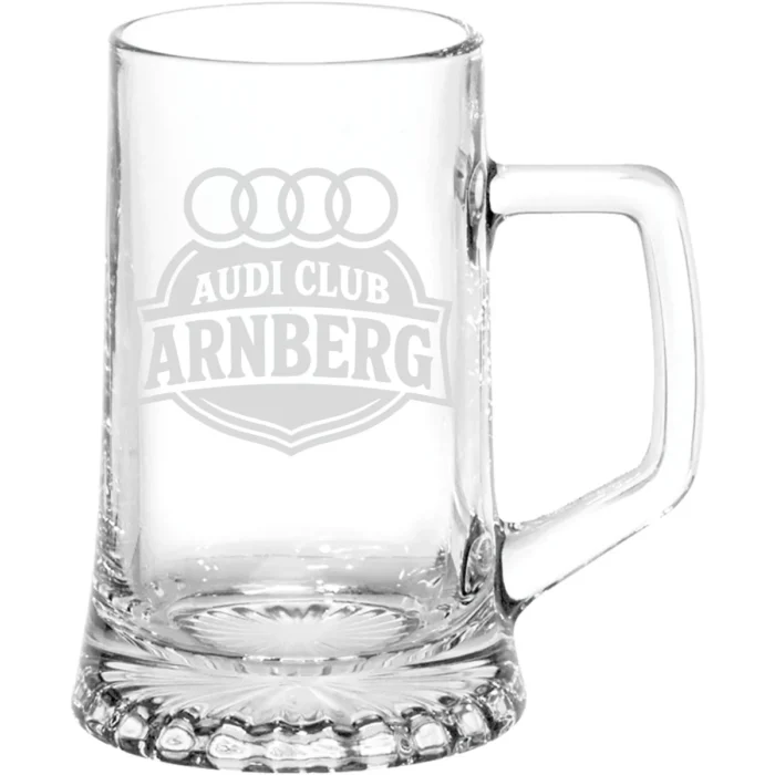 Audi Club Arnberg | graviertes Bierglas – Bild 4