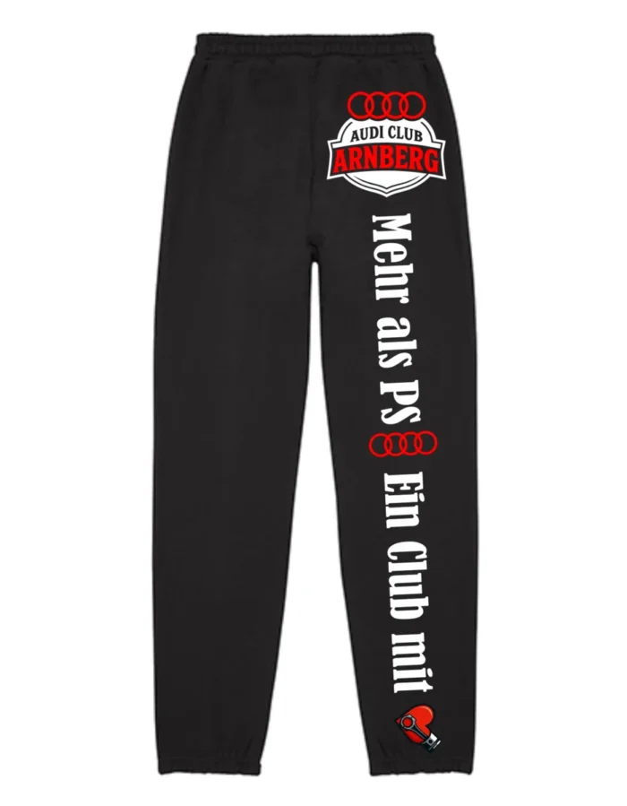 Fan Jogginghose Modern Cut m. Bündchen verschiedene Motive | Audi Club Jogger – Bild 3