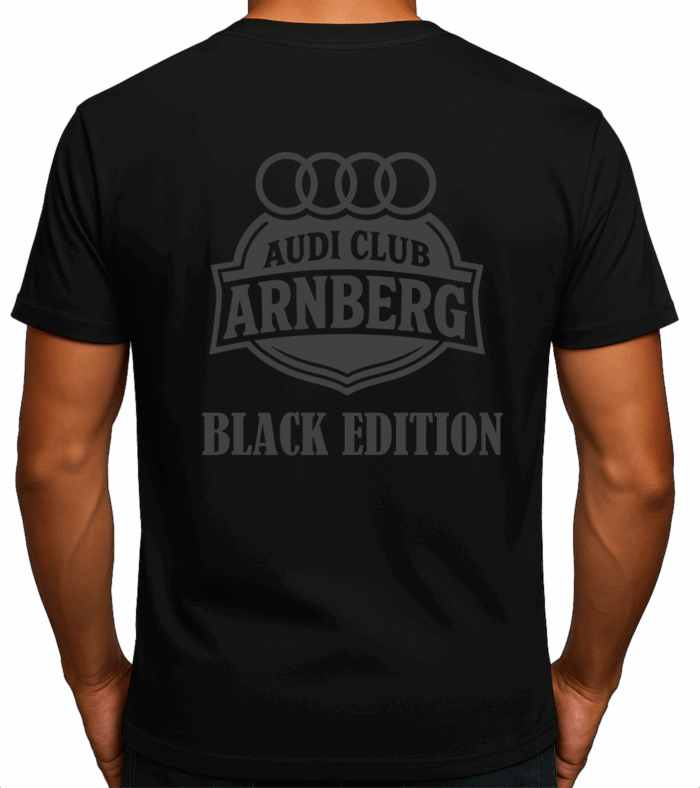 Fanshirt  - Audi Club Arnberg Black Eition | Tshirt – Bild 1