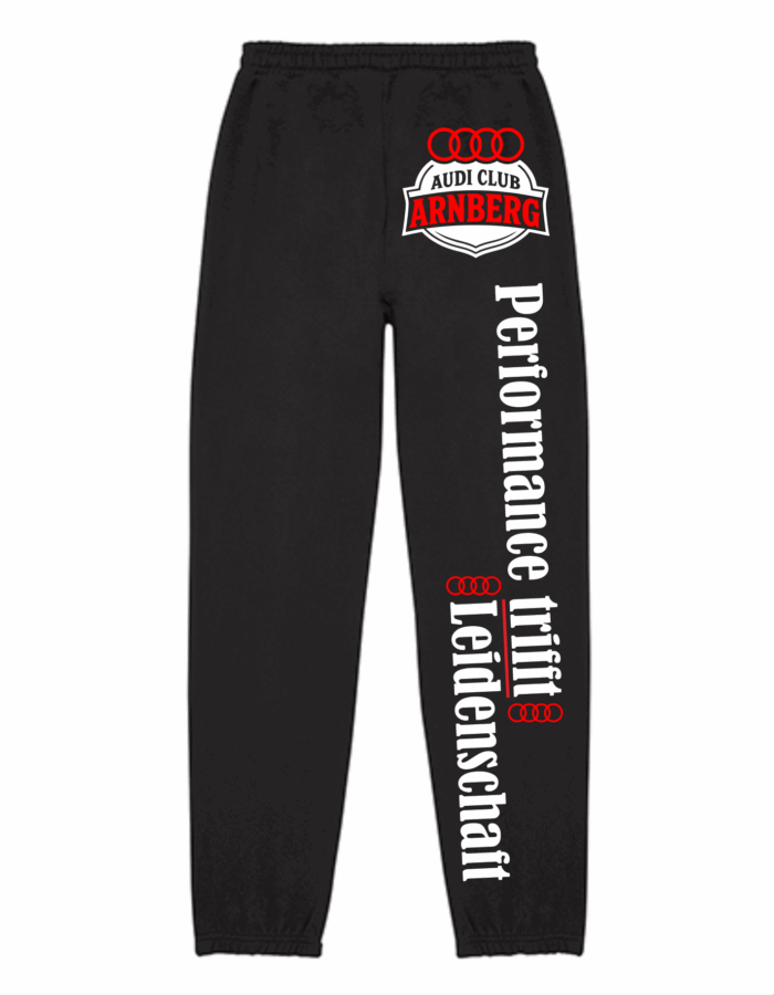 Fan Jogginghose Modern Cut m. Bündchen verschiedene Motive | Audi Club Jogger – Bild 2