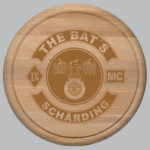 The Bat´s MC | graviertes Schneidebrett/Jausenbrett