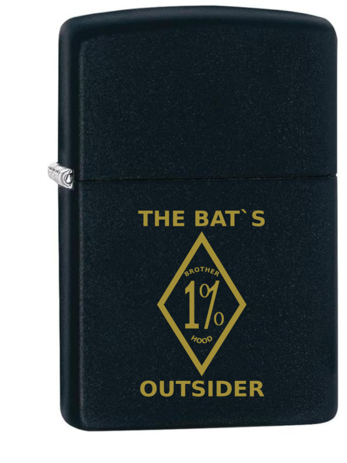 Brotherhood | Zippo Black Matt graviert – Bild 2